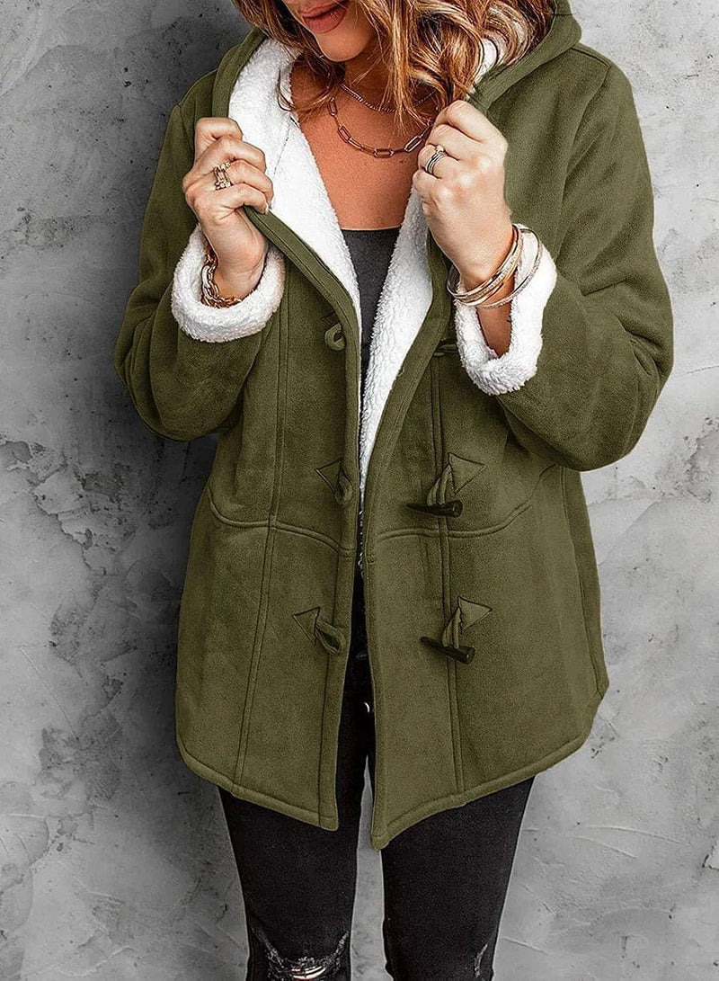 Damen Fleece Jacke mit Kapuze – Stilvolle Wärme für den Winter 8