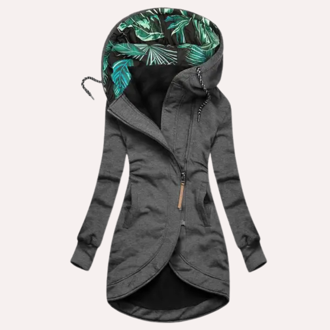 Damen Fleece Jacke mit Kapuze – Stilvoller Komfort für jede Gelegenheit 1