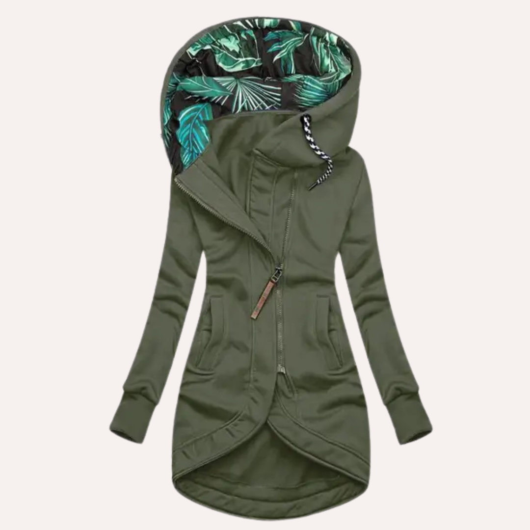 Damen Fleece Jacke mit Kapuze – Stilvoller Komfort für jede Gelegenheit 2