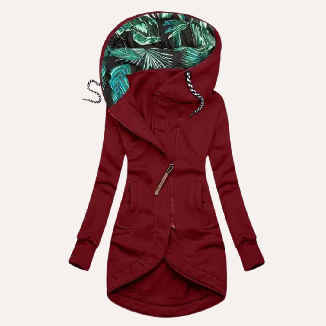 Damen Fleece Jacke mit Kapuze – Stilvoller Komfort für jede Gelegenheit 3