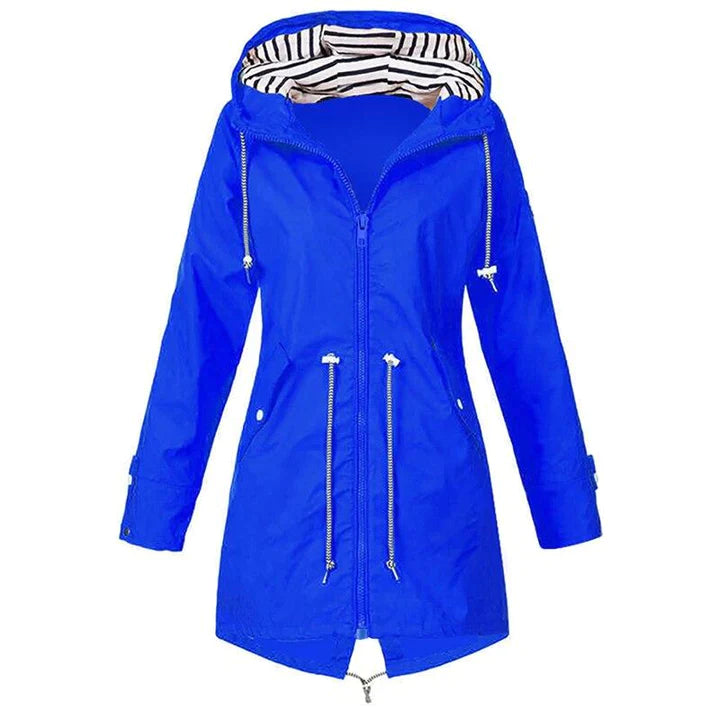 Damen Kapuze Winddichte Regenjacke – Sportlicher Look für jede Witterung 3