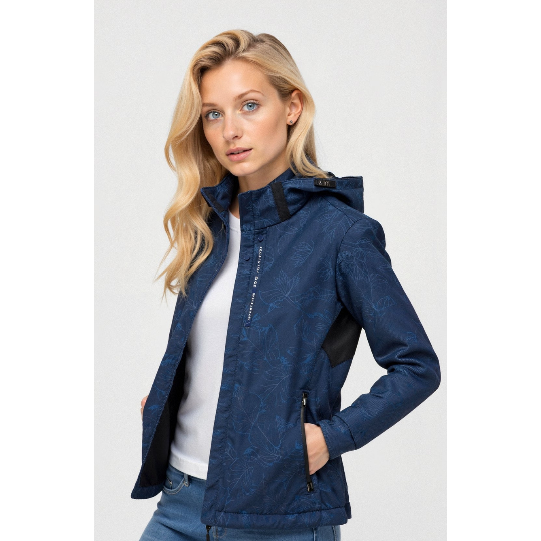 Damen Kapuzen Windbreaker Jacke – Leicht, Funktional und Sportlich 0