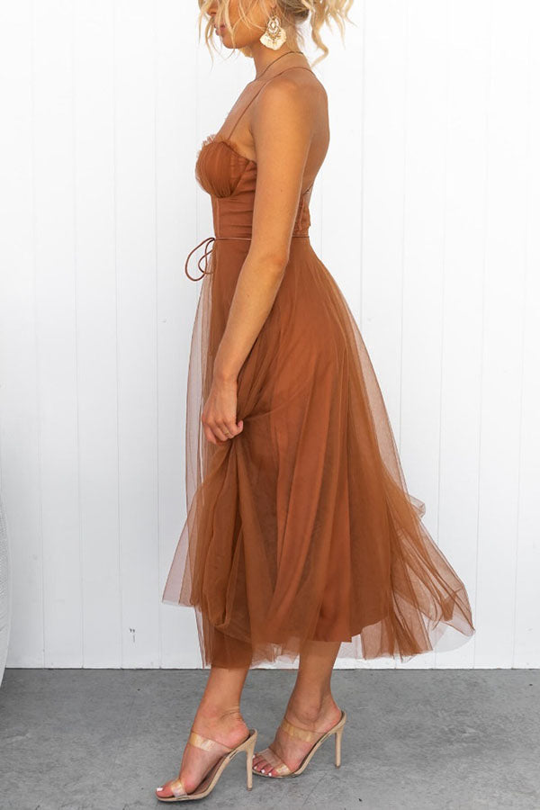 Damen Korsett-Midikleid: Eleganz für besondere Anlässe 2