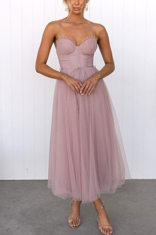 Damen Korsett-Midikleid: Eleganz für besondere Anlässe 5
