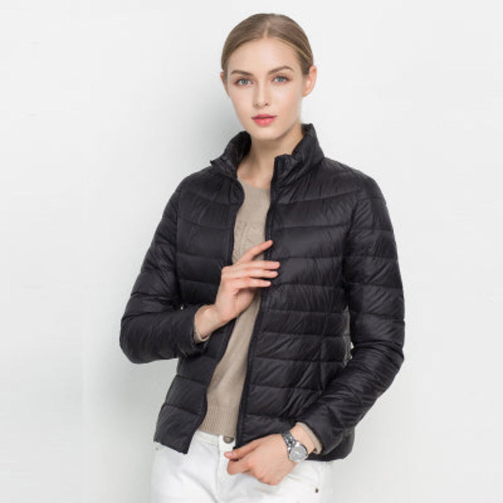 Damen Langarm Steppjacke – Stilvoll und Warm für jede Gelegenheit 0
