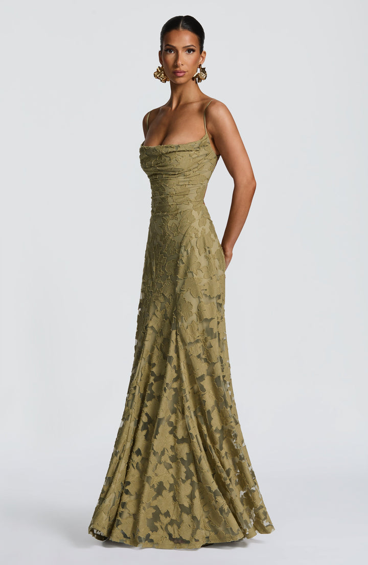 Damen Maxikleid mit Blumenmuster: Feminin und Elegant für Festliche Anlässe 4