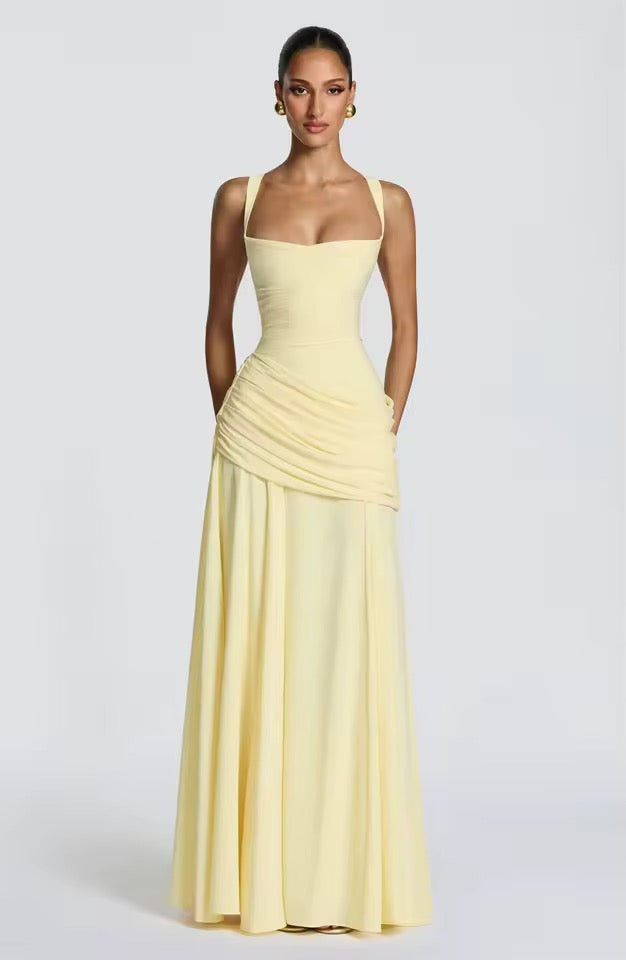 Damen Maxikleid mit Herzausschnitt: Eleganz für besondere Anlässe 1