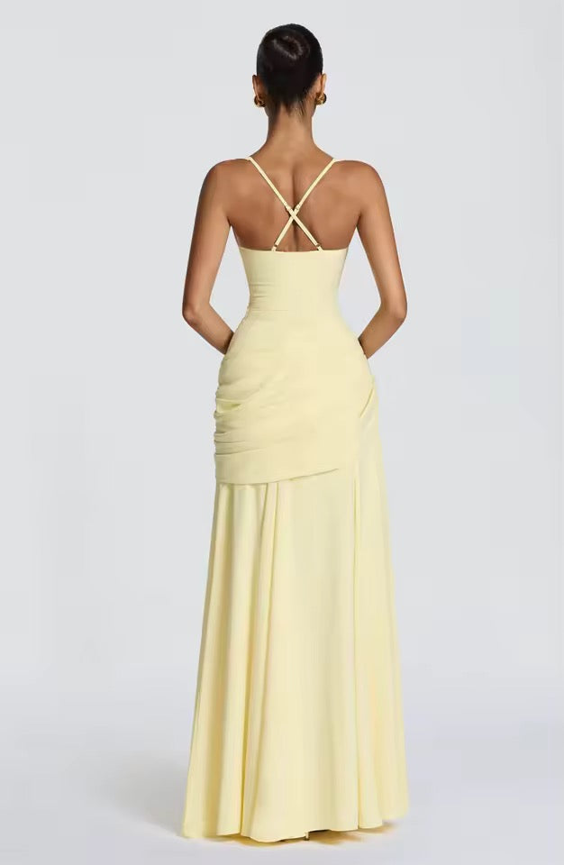 Damen Maxikleid mit Herzausschnitt: Eleganz für besondere Anlässe 3