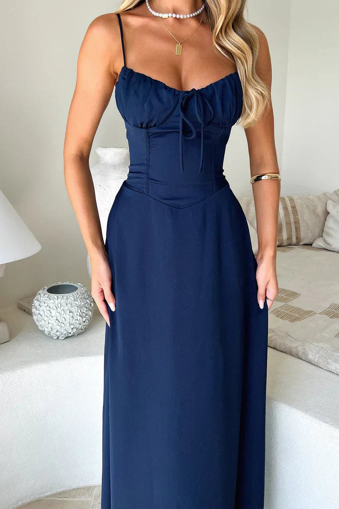 Damen Maxikleid mit Spaghettiträgern: Bequem und Feminin für Hochzeiten 4
