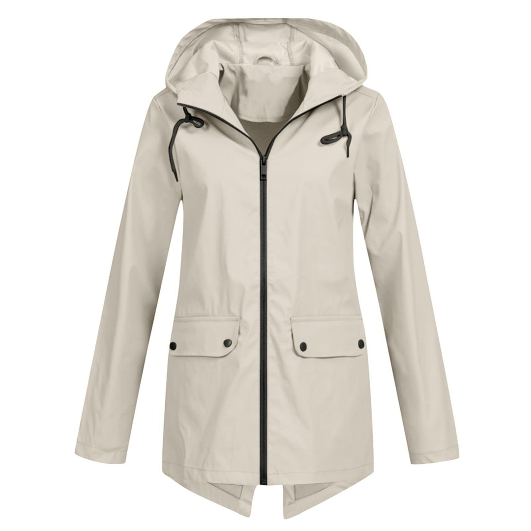 Damen Regenjacke Wasserdicht Mit Kapuze – Atmungsaktive Regenjacke Für Jedes Wetter 0