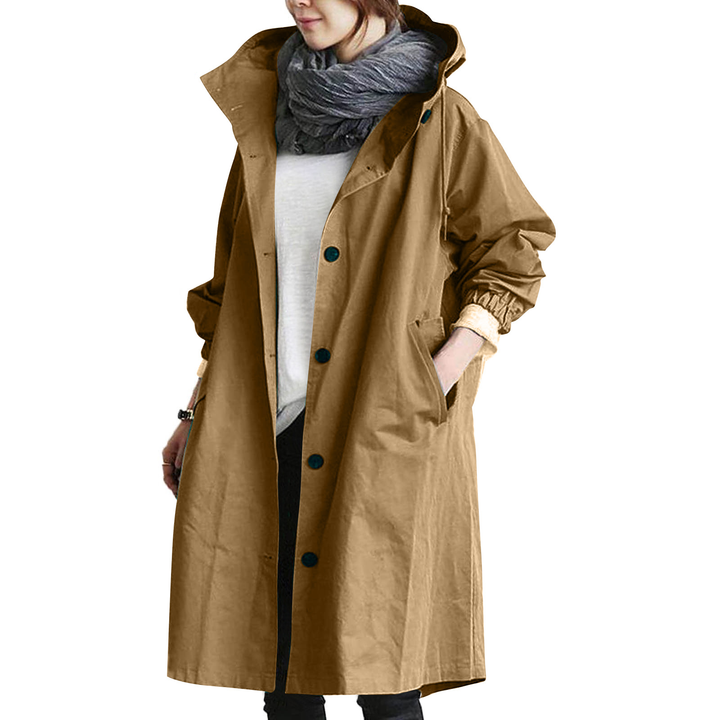 Damen Regenjacke Wasserdicht Mit Knopfverschluss – Stilvolle Regenjacke Für Jeden Anlass 1