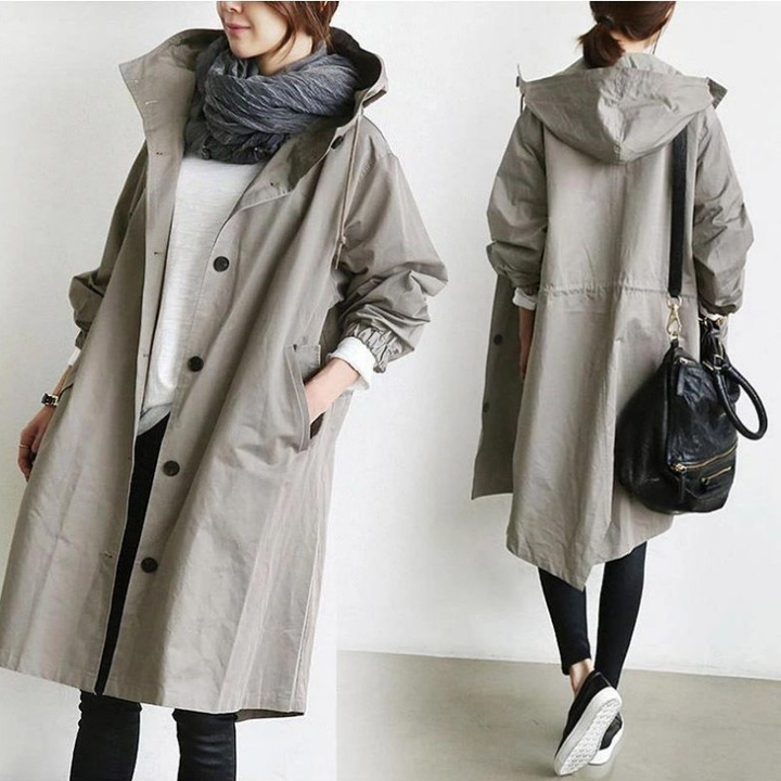 Damen Regenjacke Wasserdicht Mit Knopfverschluss – Stilvolle Regenjacke Für Jeden Anlass 8