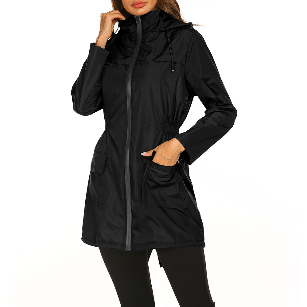 Damen Regenjacke mit Kapuze – Stilvoller Schutz vor Regen und Wind 2