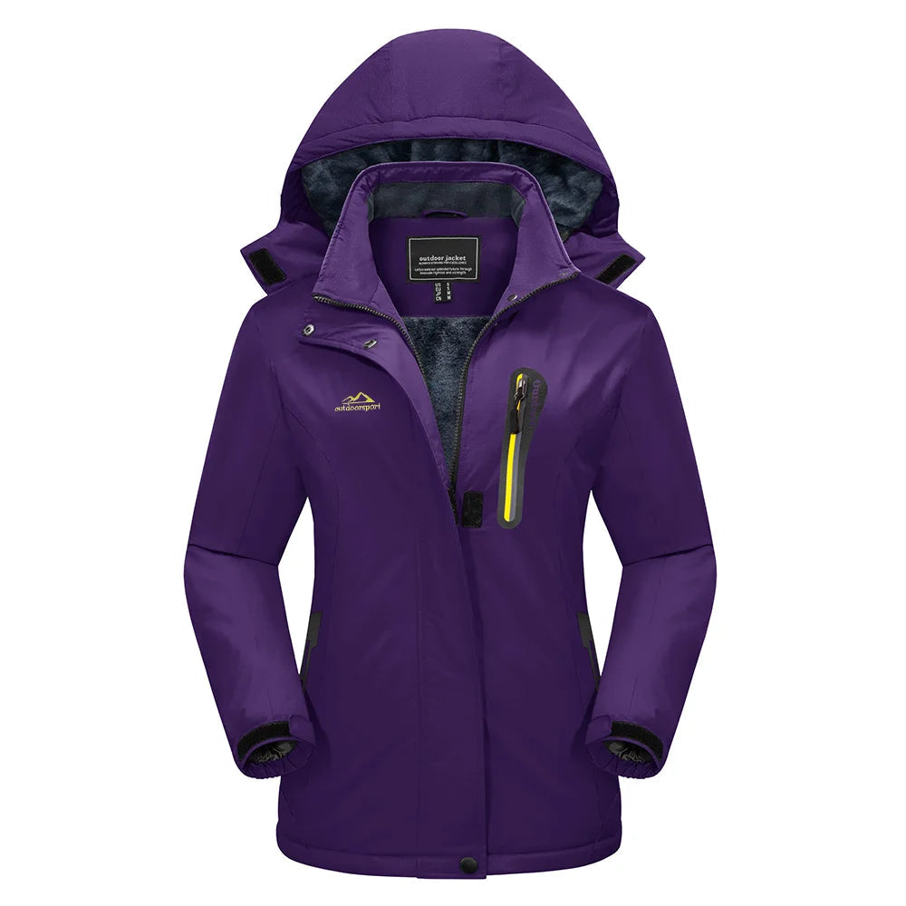 Damen Schnee Skijacke mit Kapuze – Stilvoller Schutz für den Winter 1