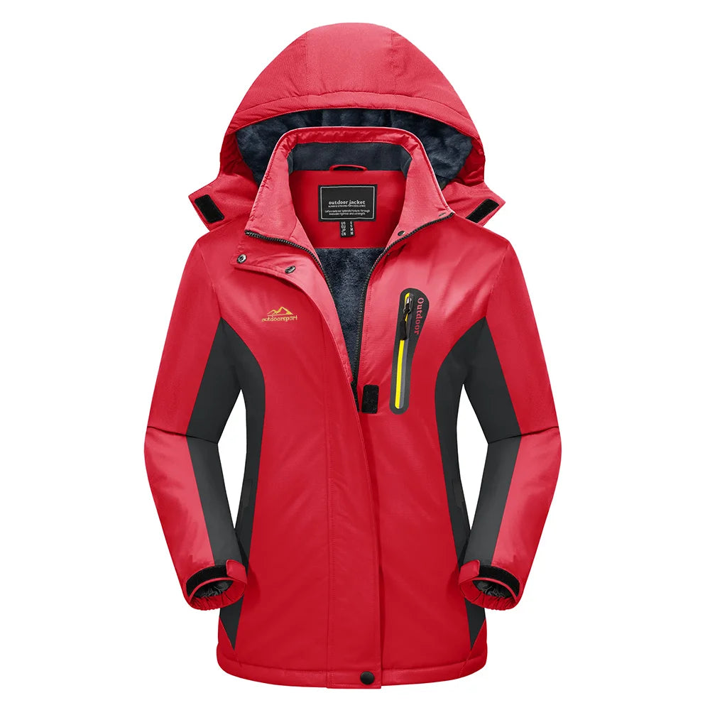 Damen Schnee Skijacke mit Kapuze – Stilvoller Schutz für den Winter 3