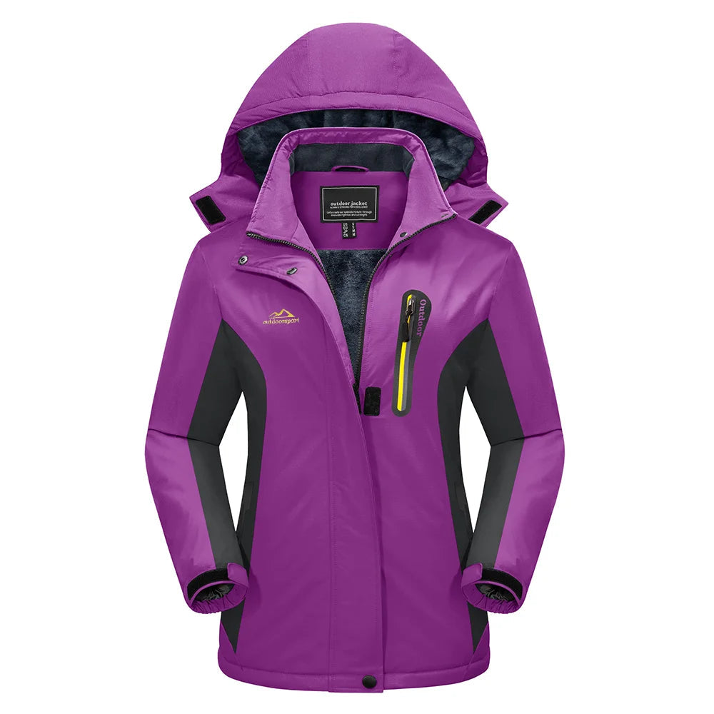 Damen Schnee Skijacke mit Kapuze – Stilvoller Schutz für den Winter 4