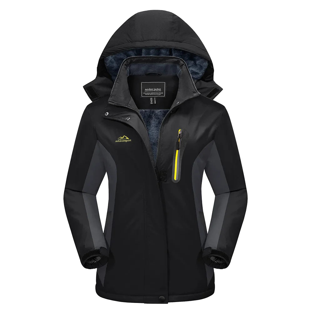 Damen Schnee Skijacke mit Kapuze – Stilvoller Schutz für den Winter 6