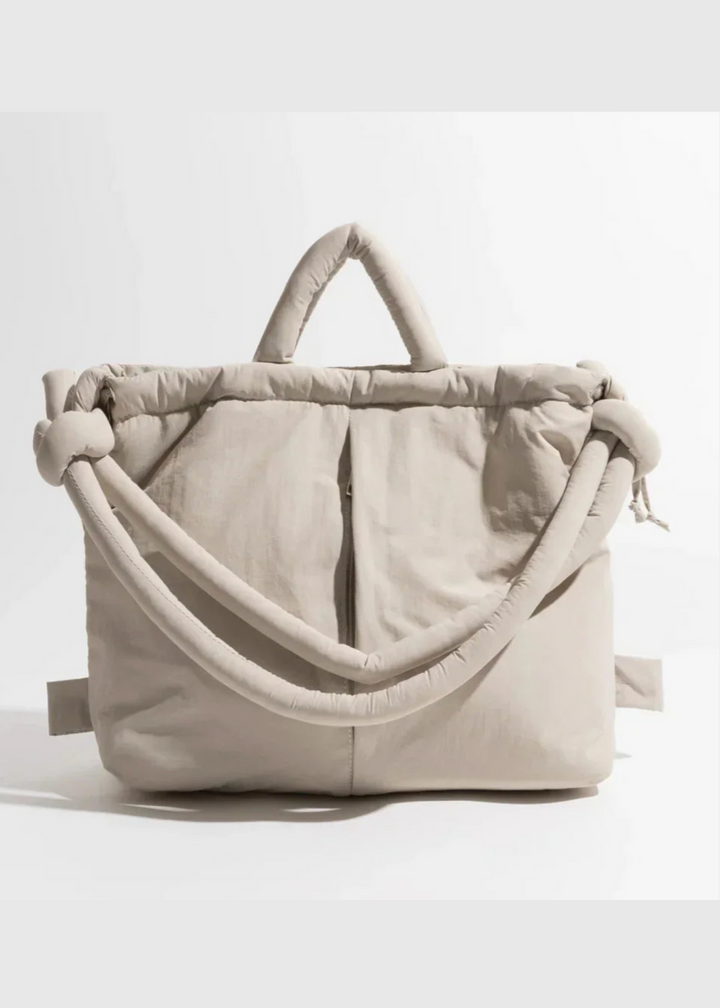 Damen Schultertasche Kunstleder Elegantes Steppmuster Geräumig