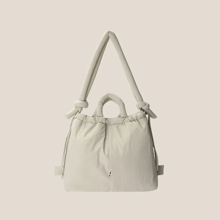 Damen Schultertasche Kunstleder Elegantes Steppmuster Geräumig