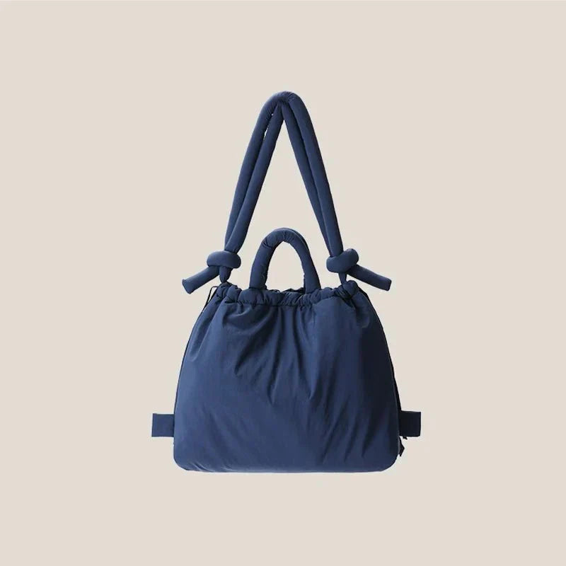 Damen Schultertasche Kunstleder Elegantes Steppmuster Geräumig