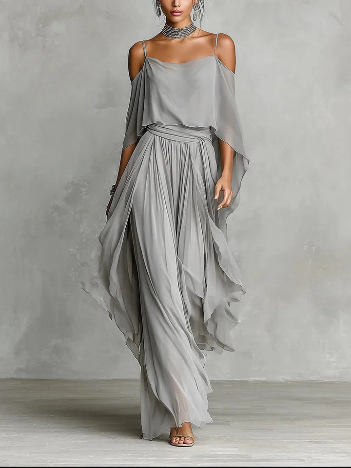Damen Set: Elegantes Trägerloses Outfit für Sommerliche Anlässe 0