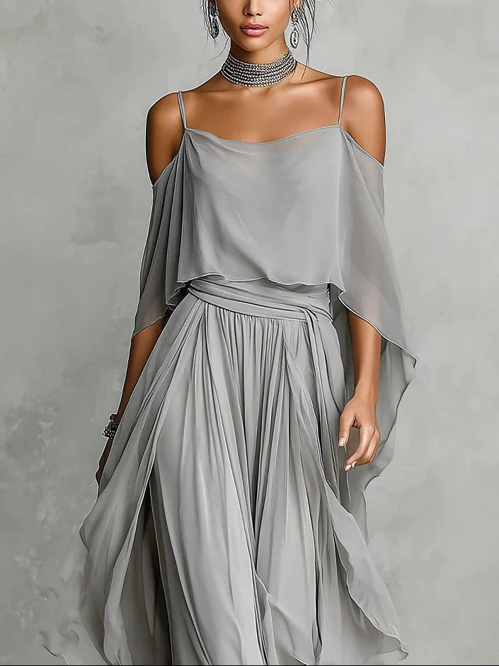 Damen Set: Elegantes Trägerloses Outfit für Sommerliche Anlässe 1