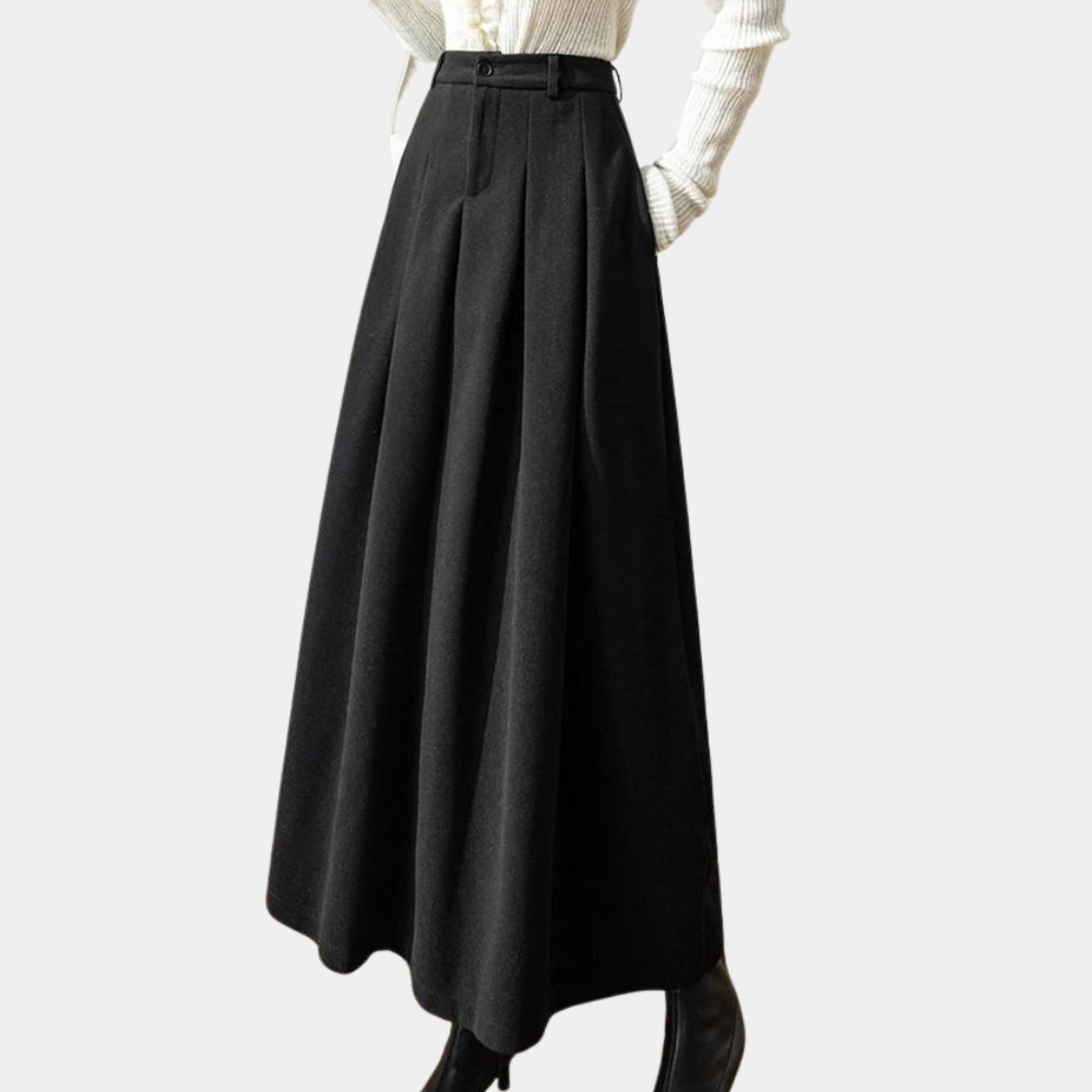 Damen Tüllrock A-Linie Hochwertiger Stoff Eleganter Maxi Rock
