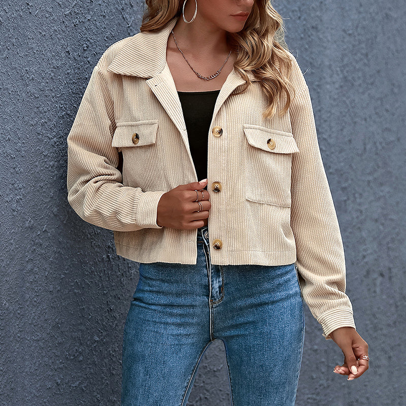 Damen Übergangsjacke mit Reverskragen – Stilvoll und Bequem für den Frühling 2