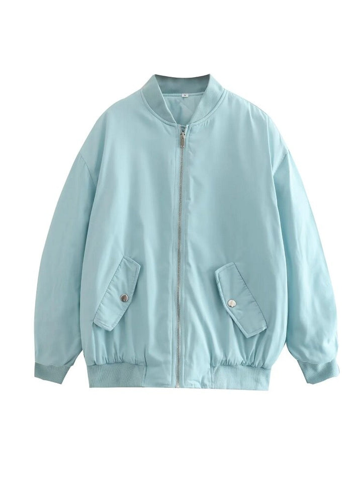 Damen Übergroße Bomberjacke – Stilvoll, Warm und Trendy für Herbst und Winter 7