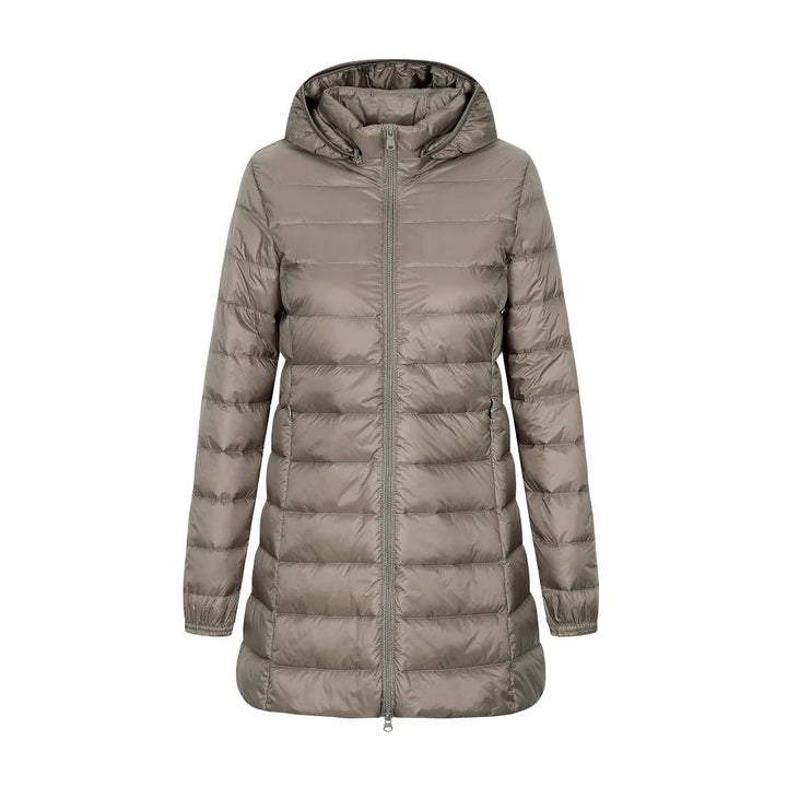 Damen Winter Daunen Jacke mit Kapuze – Stilvoll und Funktional für die kalte Jahreszeit 3