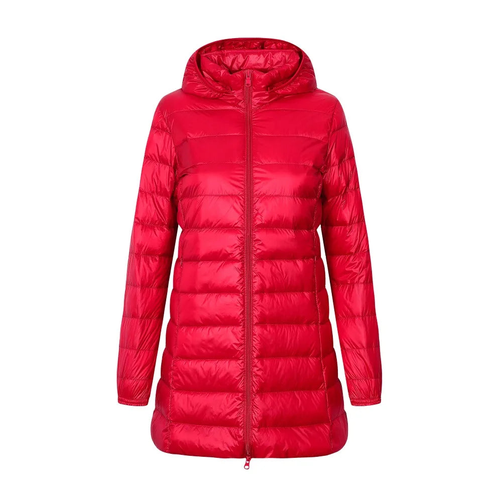 Damen Winter Daunen Jacke mit Kapuze – Stilvoll und Funktional für die kalte Jahreszeit 4