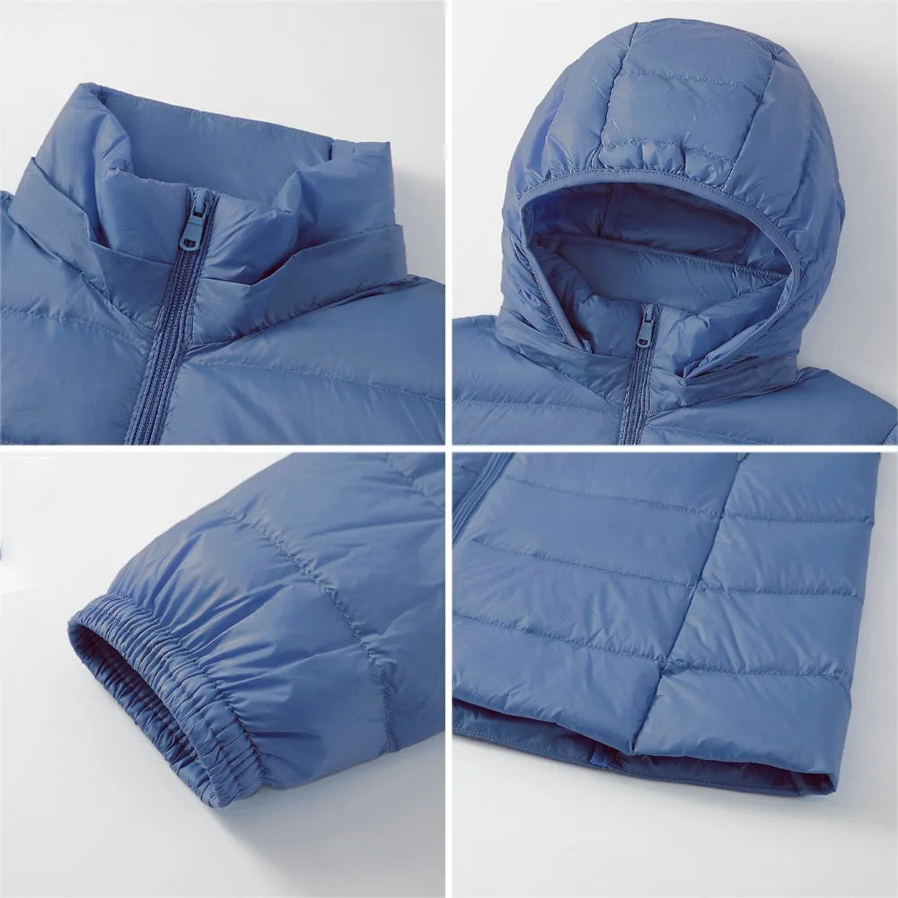 Damen Winter Daunen Jacke mit Kapuze – Stilvoll und Funktional für die kalte Jahreszeit 5