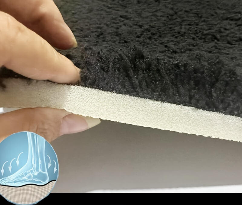 Badematte – LuxaMat – Weich gefüttert – Saugfähig & rutschfest