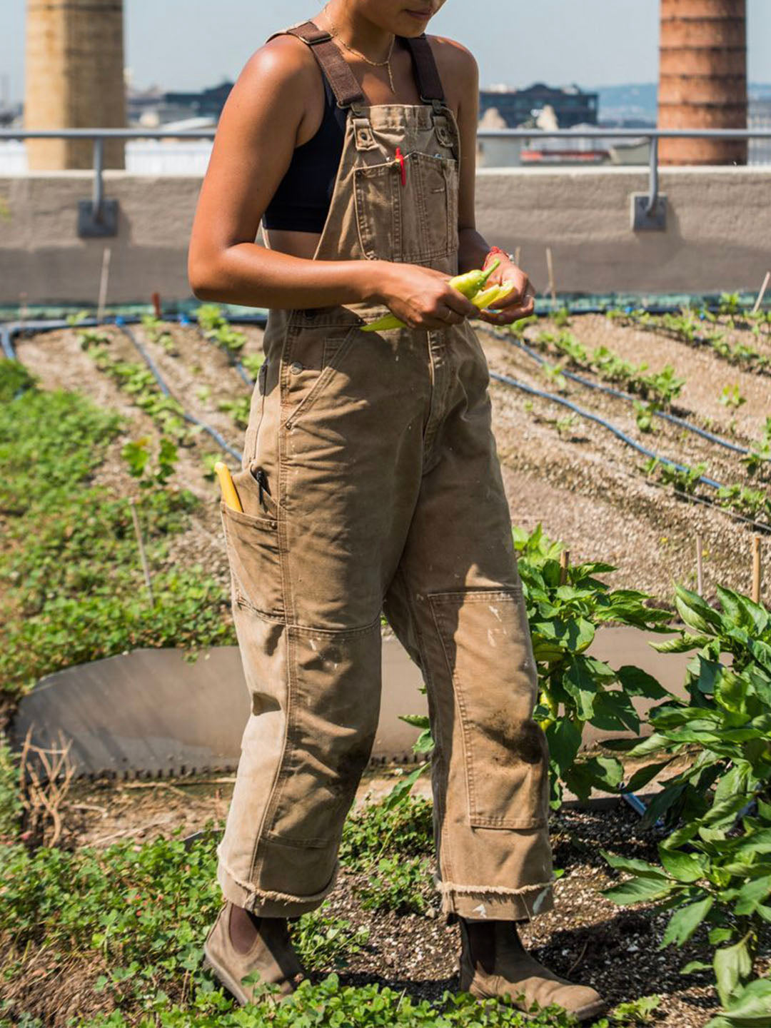 Pin-Up-Garten-Overall für Damen