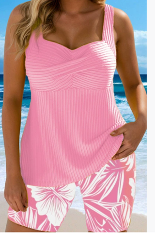Zweiteiliges Damen Shorts Bikini Set