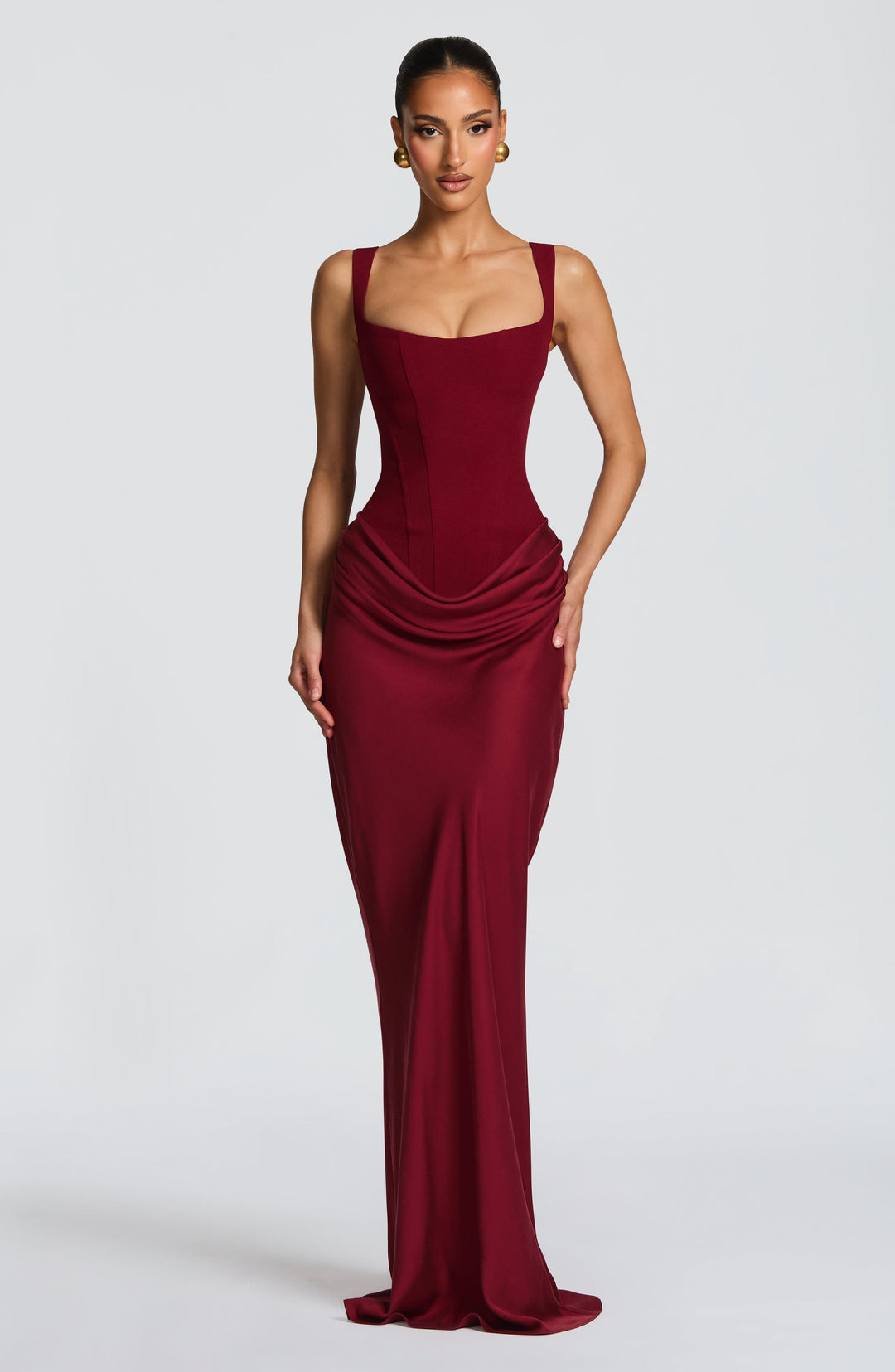 Elegantes Maxikleid mit Korsettoberteil: Figurschmeichelnd für festliche Anlässe 0