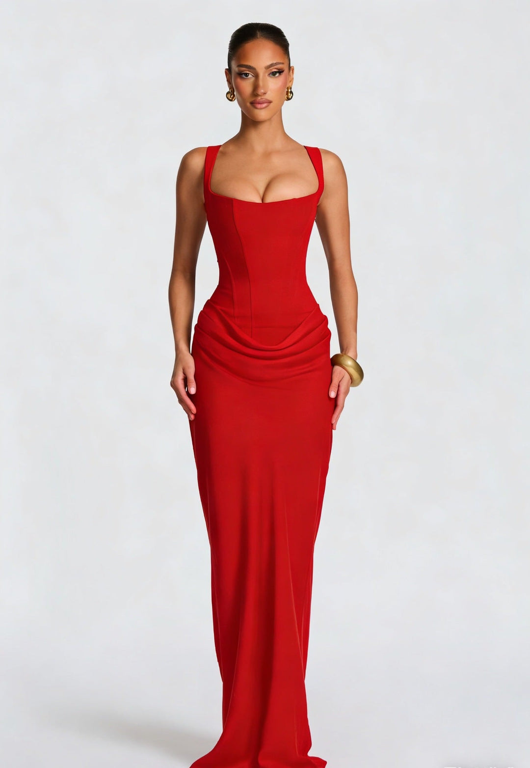 Elegantes Maxikleid mit Korsettoberteil: Figurschmeichelnd für festliche Anlässe 5