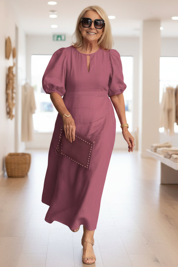 Elegantes Maxikleid mit Puffärmeln: Stilvoll für besondere Anlässe 7