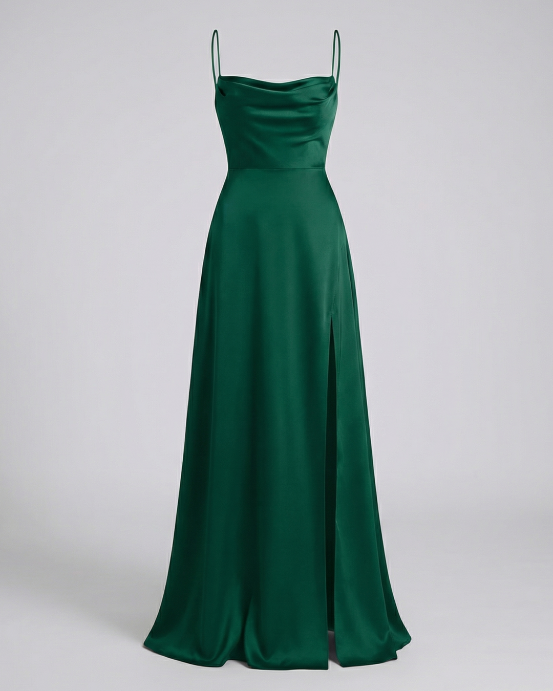 Elegantes Seiden Maxikleid Damen 6