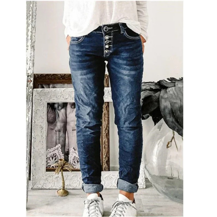 Damen Stretchige Denim Hosen