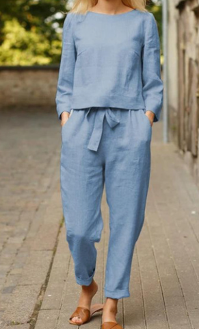 Damen Kurzarm Outfit Set