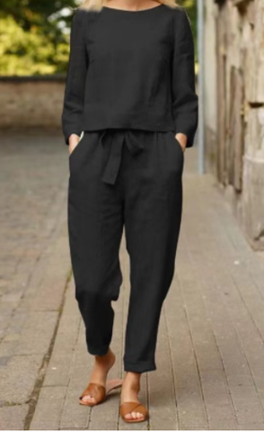 Damen Kurzarm Outfit Set