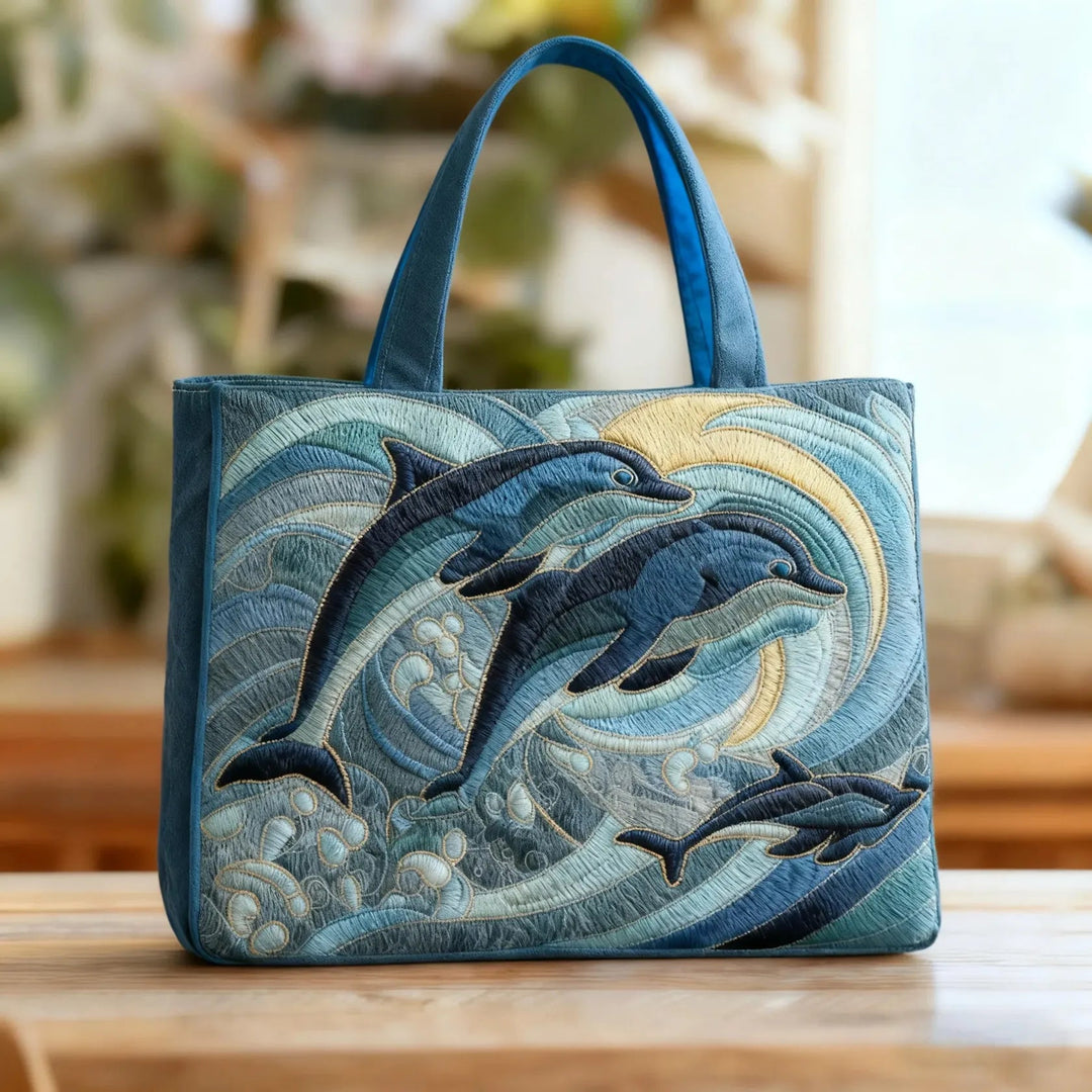 Gesteppte Delfintasche: Stilvolles Accessoire für jeden Tag 0