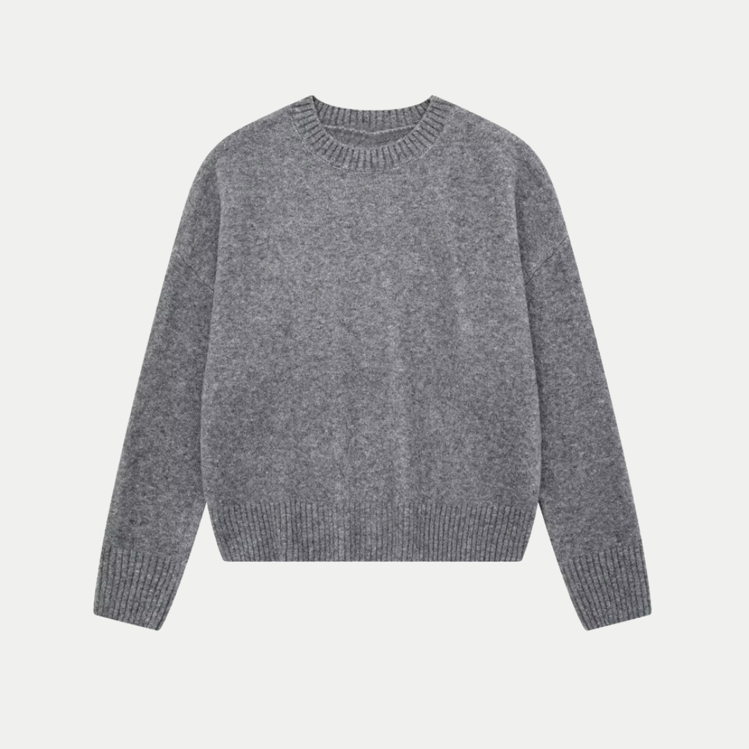 Langärmeliger Damen-Strickpullover