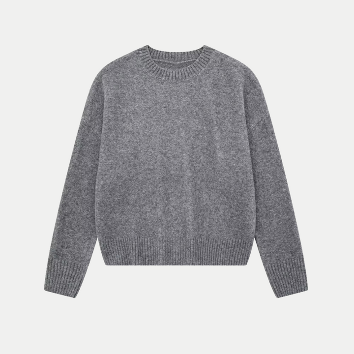 Langärmeliger Damen-Strickpullover