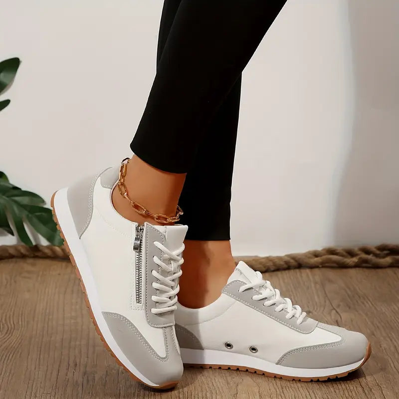 Damen Schnürsneaker Mit Fußstützender Sohle