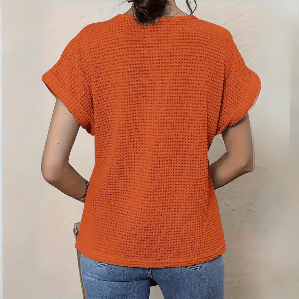 Damenbluse mit Spitze im Ibiza-Stil