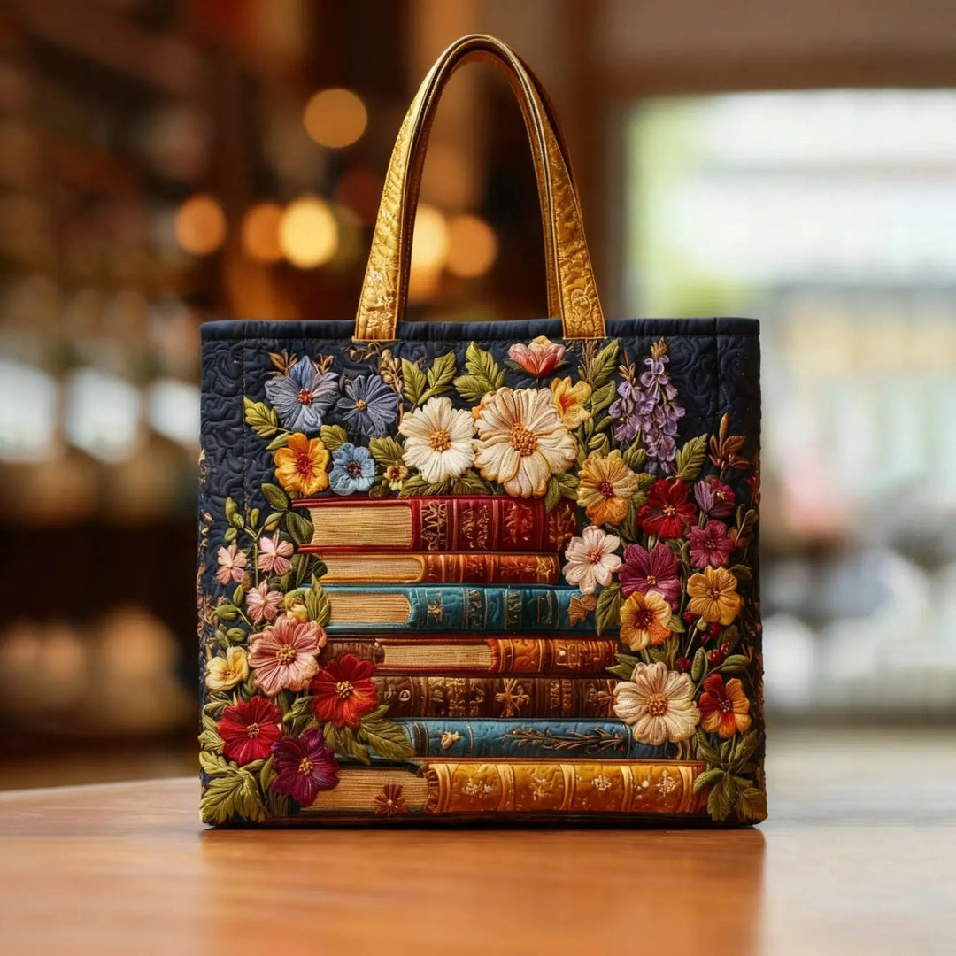 Handgefertigte Blumendruck Tasche: Stilvolles Accessoire für jeden Tag 0