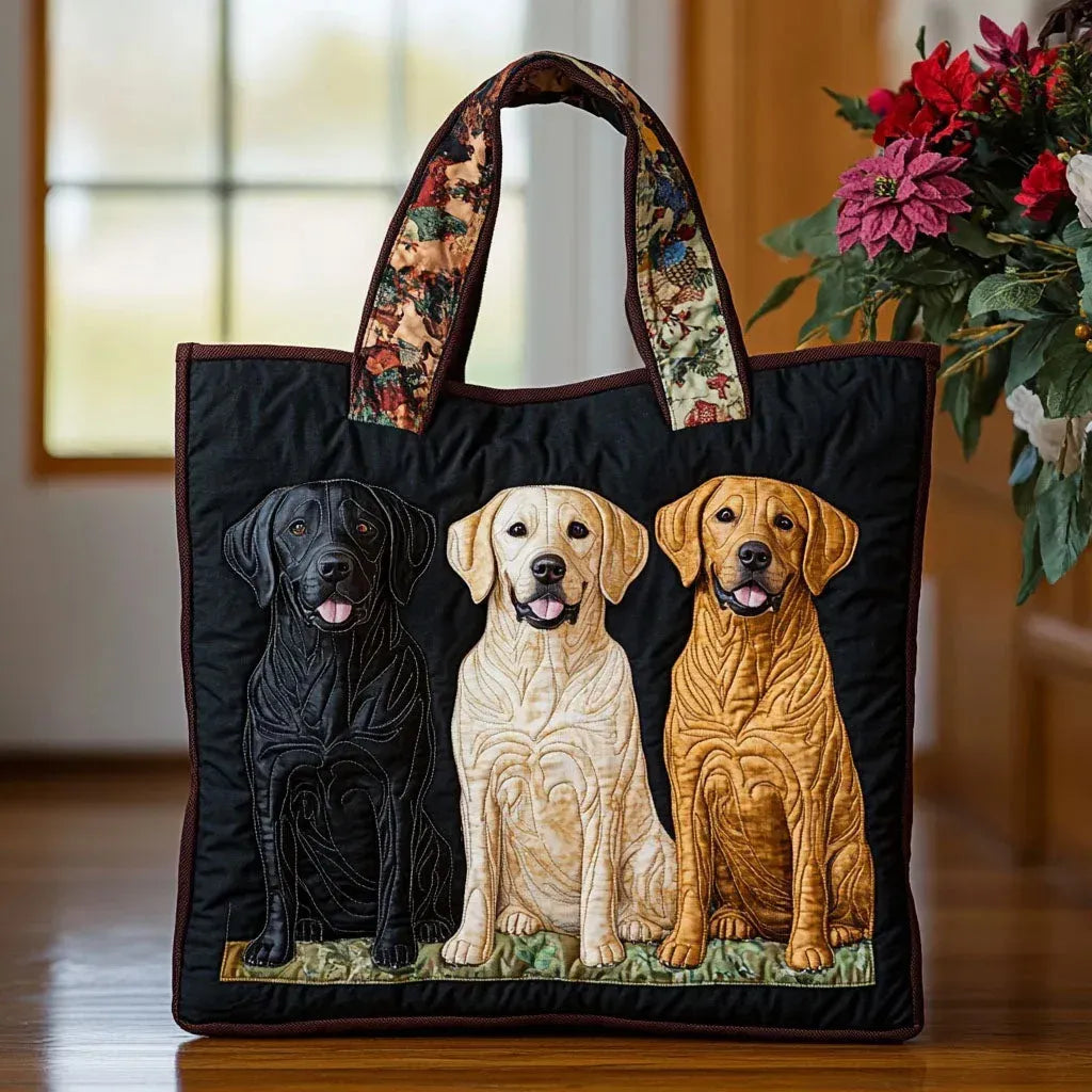 Handgefertigte Tragetasche mit Labrador-Motiv: Stilvoll für jeden Tag 0