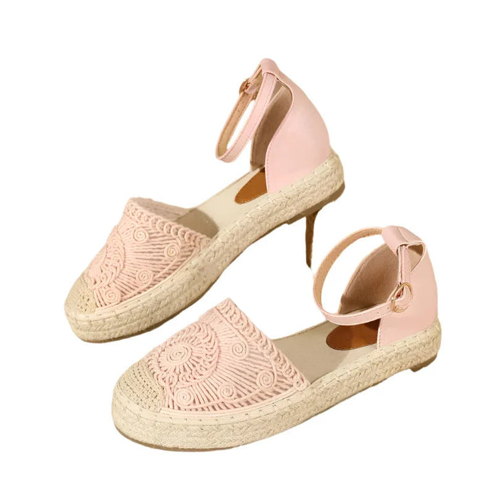Heidi-Mode | Damen Sommer Knöchelriemen Sandalen Boho 3
